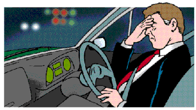 If you get drowsy while driving it is best to:  Defensive 