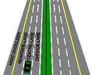 The far left lane of a motorway should be used for: | UK Driving Theory ...